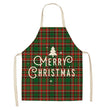 Cotton linen creative Christmas apron