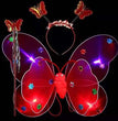 Glowing butterfly wings with lights children's costumes