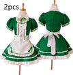 Black and white maid anime costume