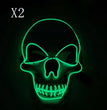 Skull LED Glowing Halloween Mask