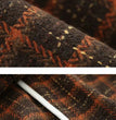 Elastic High Waist Woolen Cloth Plaid A- Line Dress