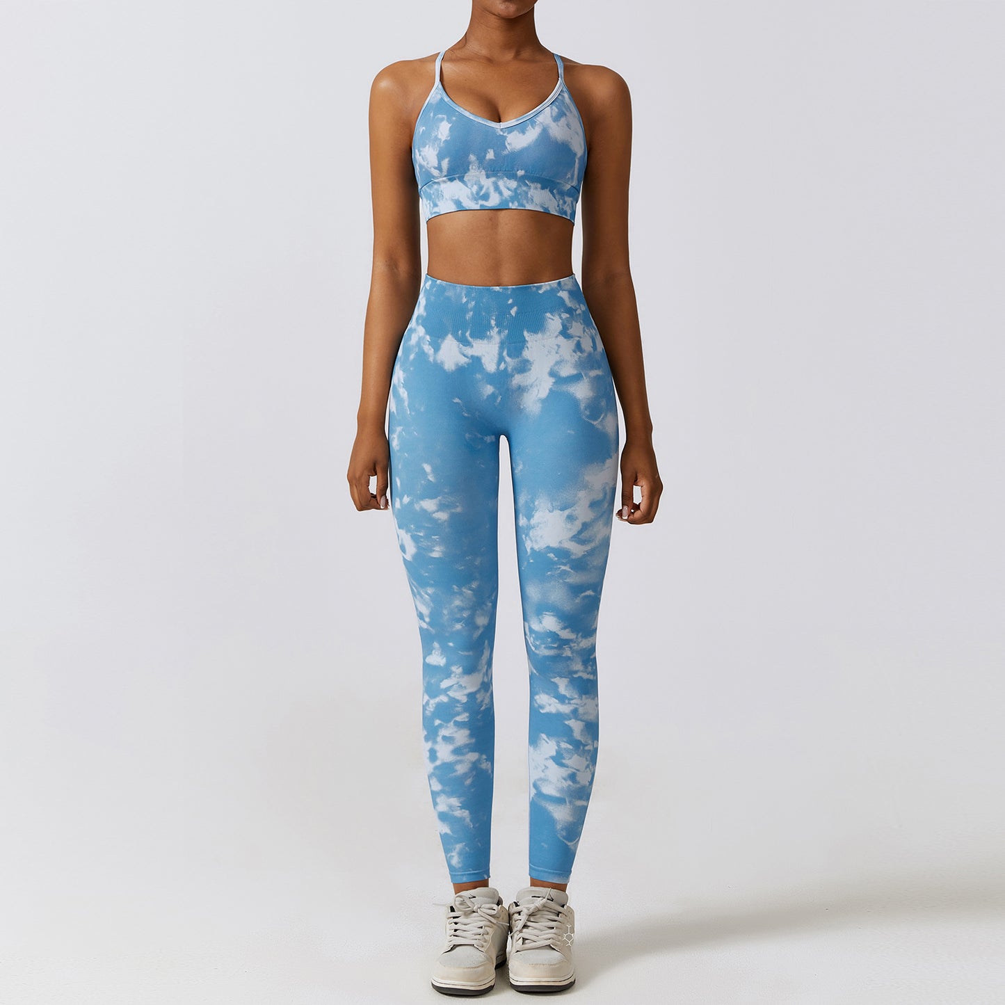 Camouflage Printing Seamless Yoga Suit