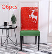 Christmas universal elastic chair cover