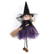 Halloween Decoration Broom Witch Doll Pendant