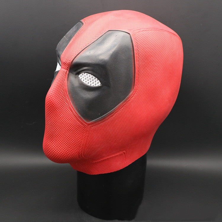 Halloween props waiting for latex headgear