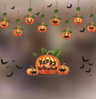 Halloween color static stickers