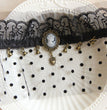 Halloween bunny crown headband lace veil