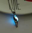 Halloween glow-in-the-dark Cape Snail Necklace