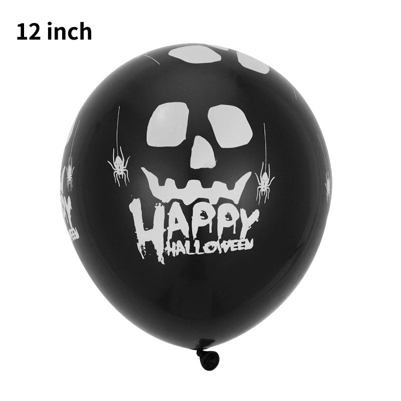 Halloween Balloons 12 Inch Printed Latex
