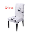Christmas universal elastic chair cover