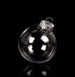 Transparent christmas ball