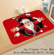Christmas carpet flannel mat