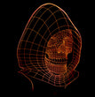 3D LED Color Night Light Changing Lamp Halloween Skull  Light Acrylic 3D Hologram Illusion Desk Lamp For Kids Gift Dropship