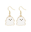 Halloween Earrings Cute Pumpkin Spooky Oil Drip Alloy Earrings Jewelry