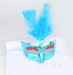 Halloween Glowing Fluff Fiber Led Feather Mask