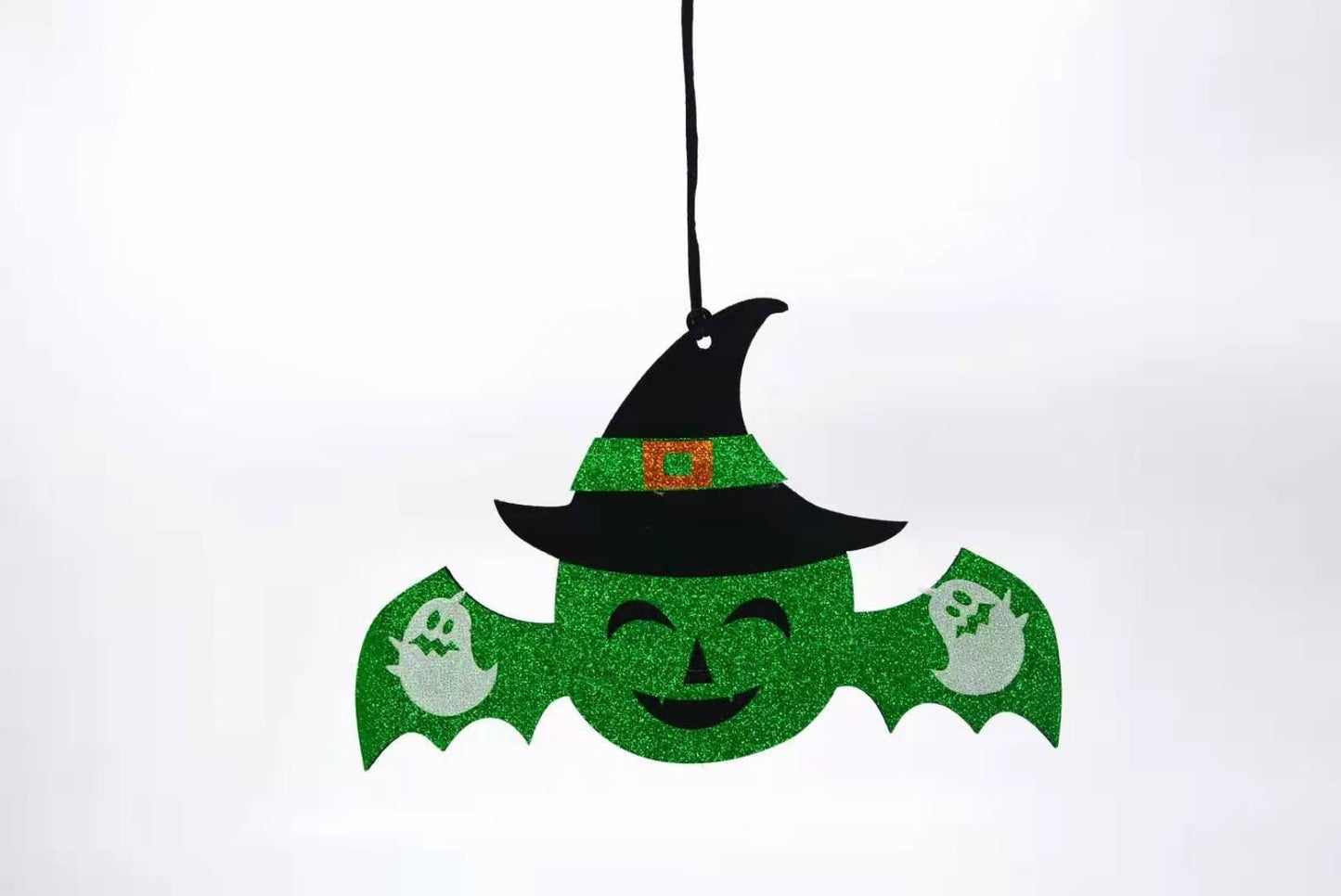 Halloween Pendant Broom Pumpkin Lantern Light Music Tricky Funny Bar Playground Decorative Lantern