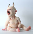 Halloween Scary Baby Resin Figurine Ornament