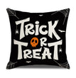 Halloween New Pumpkin English Alphabet Cartoon Car Sofa Cushion Waist Pillowcase