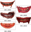Halloween Mouth Tattoo Stickers