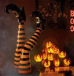 Halloween decoration evil witch thigh