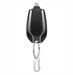 1500mAh Mini Power Emergency Pod Keychain Charger With Type-C Ultra-Compact Mini Battery Pack Fast Charging Backup Power Bank