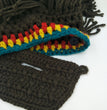 Halloween party spoof knit wool hats handmade beard men and women wig hats