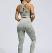 Camouflage yoga pants