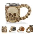 Printing Halloween Mug Metal Wine Glass Skull Mug