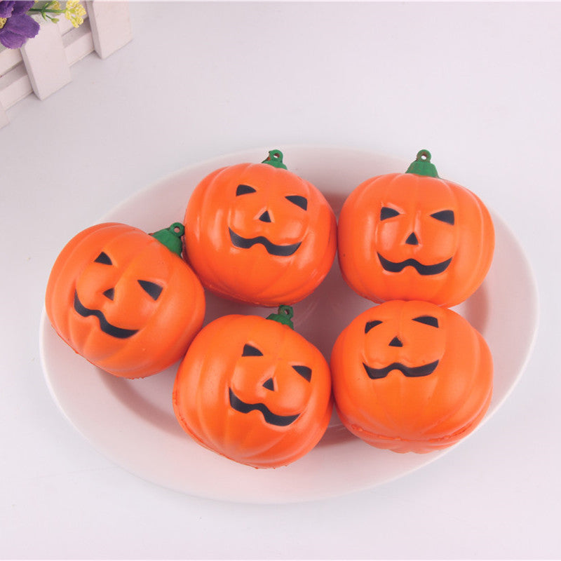 Simulation PU Halloween Pumpkin Model Decoration Props