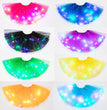 Magical & Luminous  LED Princess Halloween Tutu Skirt Sequins Shiny Skirt