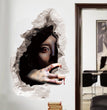Halloween Decoration 3d See Fear Broken Bloody Ghost Sticker Halloween Party Decoration DIY ZM