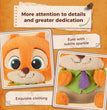 Disney Zootopia 2 Feature Plush Judy Hopps and Plush Nick Wilde - Plush Toys for Kids and Preschoolers - Stuffed Animal Movie Toys for Kids and Collectors -Plush Toys Gifts for Friends Family Kids Christmas New Year Chidlren Day Gifts(11")