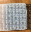 Halloween 40 Skull Ice Cube Baking Mould