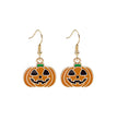 Halloween Earrings Cute Pumpkin Spooky Oil Drip Alloy Earrings Jewelry