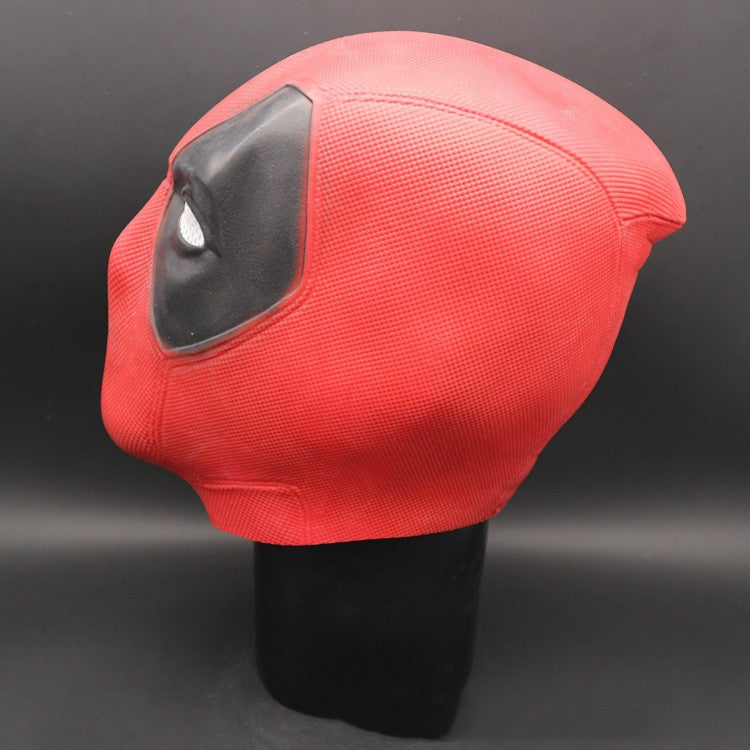 Halloween props waiting for latex headgear