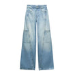 Women's Fashion Casual Loose High Waist Wide Leg Pants