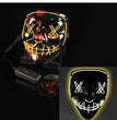 Glowing Mask LED Mask Halloween Clown Funny Bundy
