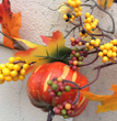 Halloween Pumpkin Rattan Home Window Mall Hotel Decorative Rattan Christmas Maple Leaf Decoration Pendant