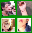 Halloween Wound Tattoo Sticker