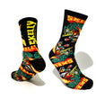 NEW Halloween Socks Pumpkin Bat Human Skeleton
