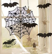 Halloween lace fireplace cloth