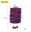 Halloween Pumpkin Paper Lantern Scene Props Ghost Festival Products KTV Bar Window Layout LED Lampshade Decoration