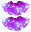 Magical & Luminous  LED Princess Halloween Tutu Skirt Sequins Shiny Skirt