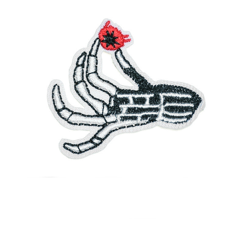 Cartoon Embroidery Halloween Clothes Pants Decorative Fabric Patch