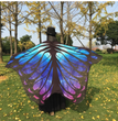 Peacock Feather Halloween Cape Chiffon Peacock Cape