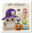 Halloween Cat Square Rhombus Cartoon Embroidery Diamond Painting