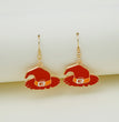 Halloween Earrings Cute Pumpkin Spooky Oil Drip Alloy Earrings Jewelry