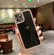 Phone Case Accessories Love Crystal Diamond Edge Electroplating Protective Cover