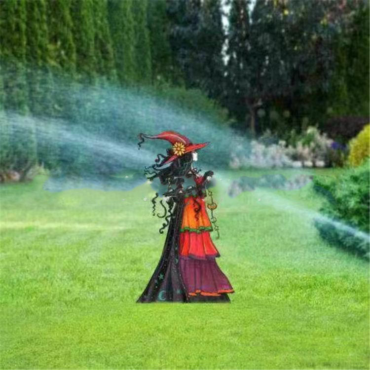 Metal Wrought Iron Halloween Witch Crafts