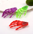 Halloween Skull Hand Claw Fluorescent Hairpin